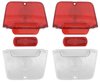 5953465B Tail Lamp Lenses for 1962-64 Chevy II / Nova - image 4