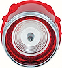 5956430 Back Up Light Lens 1965 Impala; WithTrim Bezel; WithGM Markings - image 1