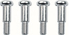 Back-Up Lens Screw Set 1967-1972 GM, Chrome - image 1