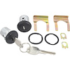 609833 Door Lock Cylinder Set for 1961-1987 Buick, Cadillac, Chevy, GMC, Pontiac, Oldsmobile Models [Black]