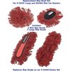 62440 Replacement Mop Head Set, For 62441 Large & 62443 Mini Car Duster, 4-Pieces - image 3