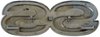 "SS" Front Grille Emblem 1973-1974 Chevy Nova SS - image 3