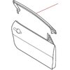 6320708A 2005-14 Mustang Coupe; Door Window Weatherstrip Rubber Seal Set; Upper; LH and RH; Pair - image 2