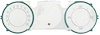 6407659 Dash Instrument Lens-1964-65 Chevelle, Malibu; without Gauges; GM Licensed - image 1