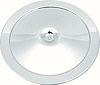 14" Open Element Chrome Air Cleaner Lid with Square Imprint - image 1
