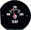 6486153W Dash Temperature Gauge 1971-72 Chevelle SS, Monte Carlo; White Markings - image 1