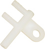 1963-70 Mopar A Body White Windshield Washer "F" Connector - image 1