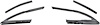 6810007 Vent Frame Weatherstrips 1968-72 Chevy II/Nova, 2 Door, Pair - image 1