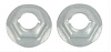 SPEED NUT ZINC 8MM STUD SIZE - PAIR - image 1