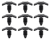 1967-69 F-Body Radiator Support-To-Hood Seal Clip - Set Of 9 - image 1