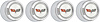748639 Wheel Center Cap Set 1982 Corvette; Set of 4 - image 1