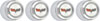 748639 Wheel Center Cap Set 1982 Corvette; Set of 4 - image 2