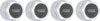 748643 Wheel Center Cap 1982-92 Pontiac Trans Am, Formula; WS6; with Metal Clip; Silver; Set of 4 - image 2
