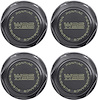 748644 Wheel Center Cap 1982-92 Pontiac Trans Am, Formula; WS6; with Metal Clip; Black; Set of 4 - image 1