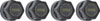 748644 Wheel Center Cap 1982-92 Pontiac Trans Am, Formula; WS6; with Metal Clip; Black; Set of 4 - image 2