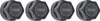 748645 Wheel Center Cap 1987-92 Pontiac Trans Am, Formula; WS6; with Metal Clip; Black; Set of 4 - image 2