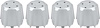 748648 Wheel Center Cap 1982-92 Camaro Z28; with N90 Option; Silver; Set of 4 - image 1