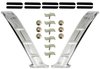 748693 Rear Quarter Upper Paint Divider Moldings 1956-57 Chevrolet 150/210; Stainless Steel; Pair - image 2