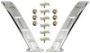 748693 Rear Quarter Upper Paint Divider Moldings 1956-57 Chevrolet 150/210; Stainless Steel; Pair - image 3