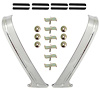 Upper Paint Divider Moldings for 1955 Chevrolet Bel Air, 150, 210 [Stainless Steel, Pair] - image 1