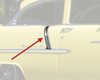 Upper Paint Divider Moldings for 1955 Chevrolet Bel Air, 150, 210 [Stainless Steel, Pair] - image 2