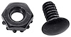 748698 Front Grill Rivet Bolt And Nut for 1958-68 Chevy Models - image 1