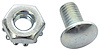 748699 Grill Attaching Rivet with Nut-1959-68 Chevrolet; Silver Zinc Plating - image 1