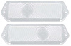 748737 Park Lamp Lenses 1963 Impala/Full Size; Clear; Pair - image 1