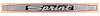 748802 1965 Ford Falcon "Sprint" Fender Emblem Foil Insert - image 1