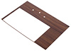 748821 1968 Camaro, Console Shift Plate Insert, Walnut, Manual Transmission - image 1