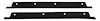 748827 1982-92 Camaro, Firebird, T-Top Outer Drip Edge Molding Seals, RH & LH, Plastic