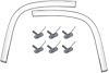 748833 1964 Impala SS, Bel Air, Biscayne, Outer Tail Cove Moldings, Pair - image 1