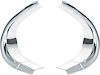 7581158 1966-67 Chevy II, Nova, Outer Quarter Window Reveal Moldings, Pair; - image 1