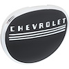 758297 1947-53 Chevy Pickup Truck, Horn Cap, Black, w/ Chrome Border - image 1