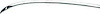 67-75 COUPE LOWER WINDSHIELD MOLDING LH - image 1