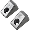 7644550 1967-69 Camaro, Firebird, Convertible Header Bow Bumpers, Pair - image 1
