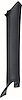 1968-69 FIREBIRD PILLAR POST MOLDING BLACK COUPE - RH - image 1