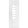 7D443E 1967 Mustang, Cougar; Console Shift Bezel Plate; Auto Trans; Aluminum Overlay - image 1