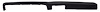 8748935W Dash Pad 1969-72 Nova; With AC; Black; Vinyl Wrapped - image 1