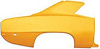 Quarter Panel - Passenger Side 1969 Firebird Coupe - image 1