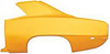 Quarter Panel - Driver Side 1969 Firebird Coupe - image 1