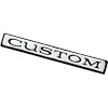 8790967 1970-72 Buick Skylark Custom, Trunk/Decklid Emblem, "CUSTOM" - image 1