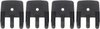 881112 Bucket Seat Track Adjuster Trim Cover Set for 1976-81 Chevy Camaro, Pontiac Firebird - image 2