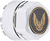 881146 GTA Wheel Center Cap Set 1982-92 Firebird; Chrome; with Late Gold Bird; Without Clips; 4 Piece Set - image 2