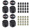 881191 Wheel Center Cap 1984-87 Buick Regal; GTA And Hardware Set With GNX Emblem 12mm x 1.50 - image 1