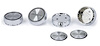 881200 Wheel Center Cap 1982-92 Camaro Z28 N90 Wheel Chrome Center Cap Set With Black/Silver Camaro Logo; Set of 4 - image 1