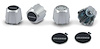 881209 N90 Wheel Silver Center Cap With Domed Poly Black/Silver Z28 Logo 1982-92 Camaro Z28; Set Of 4 - image 1