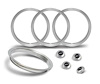 881227 Wheel Center Cap And Trim Ring Set for 1970-78 Chevy Camaro Z28 5-Spoke - image 1