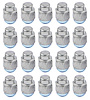 881229 Late Design Low Crown Stainless Acorn Style Lug Nut-7/16"-20-Set of 20 - image 1