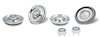 881230 Wheel Center Cap And Ornament Early Style Chevrolet Rally Set; Chevrolet Motor Division Set of 4 - image 1